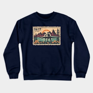 Daisy Mountain Mountaineering with Dinosaur Arizona Campsite and Trails Crewneck Sweatshirt